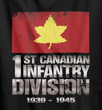 Load image into Gallery viewer, 1st Canadian Infantry Division World War 2 T-Shirt