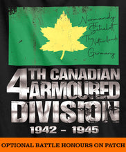 Load image into Gallery viewer, 4th Canadian Armoured Division World War 2 T-Shirt
