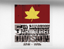 Load image into Gallery viewer, 5th Canadian Armoured Divison Army World War 2 Vehicle Bumper Sticker