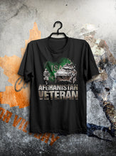 Load image into Gallery viewer, Afghanistan Veteran T-Shirt (ISAF Crest)