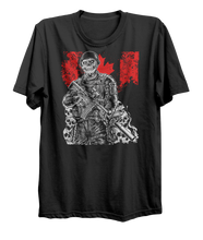 Load image into Gallery viewer, Canadian Soldier Bone Pile T-Shirt