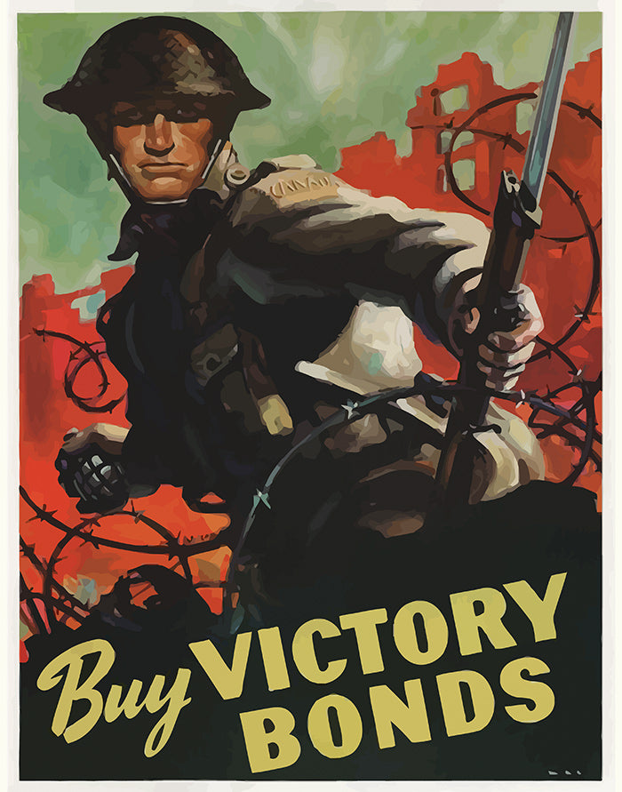 Buy Victory Bonds World War 2 Poster