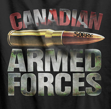 Load image into Gallery viewer, Armed Forces "Sorry" T-Shirt