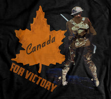 Load image into Gallery viewer, Canada For Victory World War 1 Bayonette Soldier T-Shirt