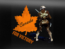 Load image into Gallery viewer, Canada For Victory V2 Vehicle Bumper Sticker