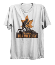 Load image into Gallery viewer, Canada For Victory v4 World War 2 Attack T-Shirt