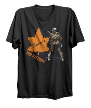Load image into Gallery viewer, Canada For Victory World War 1 Bayonette Soldier T-Shirt
