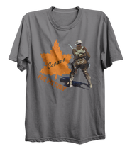 Load image into Gallery viewer, Canada For Victory World War 1 Bayonette Soldier T-Shirt
