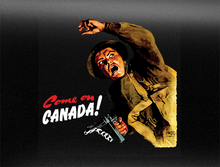 Load image into Gallery viewer, Come on Canada World War 2 Vehicle Bumper Sticker