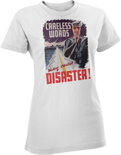 Load image into Gallery viewer, Careless Words WW2 Navy Women's T-Shirt