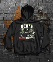 Load image into Gallery viewer, Death Before Dismount Armoured Tank/Coyote/LAV Military Hoodie