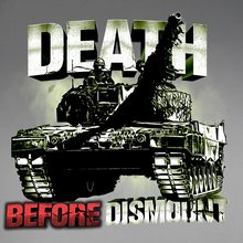 Load image into Gallery viewer, Death Before Dismount Tank/LAV/Coyote Window Decal