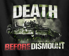 Load image into Gallery viewer, Death Before Dismount Coyote, LAV, Leopard T-Shirt