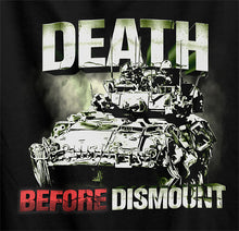 Load image into Gallery viewer, Death Before Dismount Coyote, LAV, Leopard T-Shirt