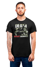Load image into Gallery viewer, Death Before Dismount Coyote, LAV, Leopard T-Shirt