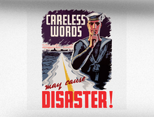 Load image into Gallery viewer, Careless Words World War 2 Vehicle Bumper Sticker