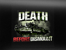 Load image into Gallery viewer, Death Before Dismount Vehicle Bumper Sticker