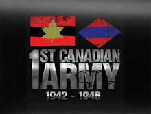Load image into Gallery viewer, First Canadian Army World War 2 Vehicle Bumper Sticker