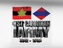 Load image into Gallery viewer, First Canadian Army World War 2 Vehicle Bumper Sticker