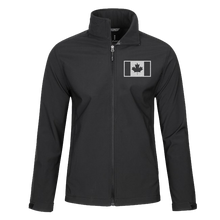 Load image into Gallery viewer, Men's Softshell Jacket w/ Embroidered Military Flag