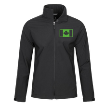 Load image into Gallery viewer, Men's Softshell Jacket w/ Embroidered Military Flag