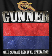 Load image into Gallery viewer, Gunner Grid Square Removal Specialist T-Shirt