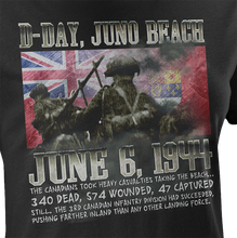 Load image into Gallery viewer, D-Day Juno Beach Memorial World War 2 Women's T-Shirt