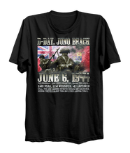 Load image into Gallery viewer, Historic D-Day Juno Beach Memorial World War 2 T-Shirt