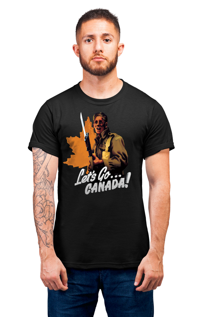 Lets Go Canada World War 2 T Shirt