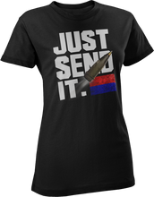 Load image into Gallery viewer, Just Send It 155mm Artillery Shell Women's T-Shirt