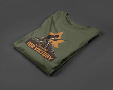 Load image into Gallery viewer, Canada For Victory v4 World War 2 Attack T-Shirt