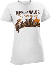 Load image into Gallery viewer, Men of Valour World War 2 Memorial Women's T-Shirt