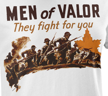 Load image into Gallery viewer, Men of Valour World War 2 Memorial Women's T-Shirt