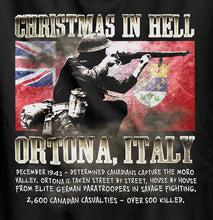 Load image into Gallery viewer, Historic Christmas In Hell Ortona World War 2 T-Shirt