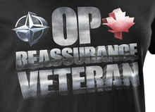 Load image into Gallery viewer, Operation REASSURANCE Veteran Women's T-Shirt