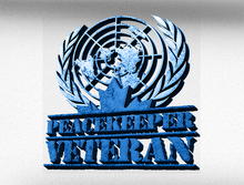 Load image into Gallery viewer, Canadian Peacekeeper Veteran Bumper Sticker