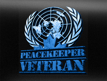 Load image into Gallery viewer, Canadian Peacekeeper Veteran Bumper Sticker