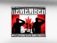 Load image into Gallery viewer, Canadian Military Remembrance Vehicle Bumper Sticker