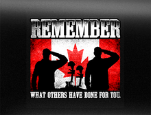Load image into Gallery viewer, Canadian Military Remembrance Vehicle Bumper Sticker