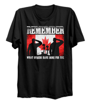 Load image into Gallery viewer, Military Remembrance T-Shirt