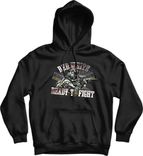 Load image into Gallery viewer, Red, White and Ready to Fight Hoodie