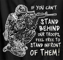 Load image into Gallery viewer, Stand Behind Our Troops T-Shirt