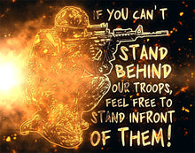 Load image into Gallery viewer, Stand Behind Our Troops Poster