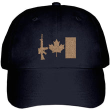 Load image into Gallery viewer, Military Ballcap with Canada C7 Rifle Flag