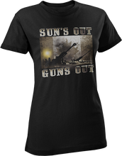 Load image into Gallery viewer, Suns Out Guns Out Artillery Women's T-Shirt