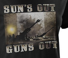 Load image into Gallery viewer, Suns Out Guns Out Artillery Women's T-Shirt