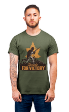 Load image into Gallery viewer, Canada For Victory v4 World War 2 Attack T-Shirt