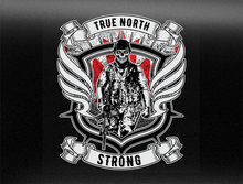 Load image into Gallery viewer, True North Strong Vehicle Bumper Sticker