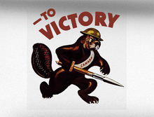 Load image into Gallery viewer, To Victory World War 2 Vehicle Bumper Sticker
