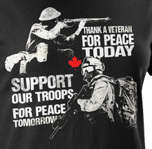 Load image into Gallery viewer, Thank A Veteran, Support Our Troops Women's T-Shirt